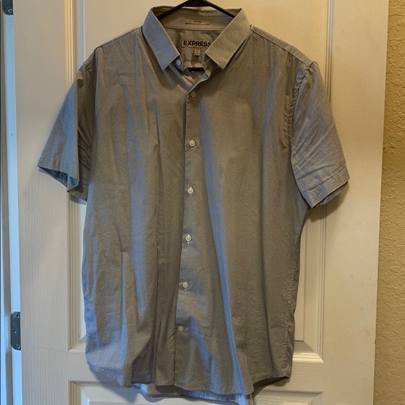 Express Other - Express short sleeve fitted button down